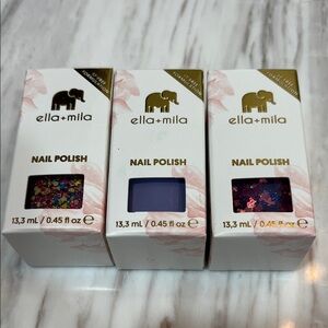 3 Ella + Mila Polishes